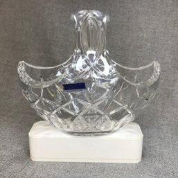 Lovely WATERFORD By Marquis Crystal Basket - Very Nice Piece - Use For Serving Or Flowers - Very Nice !