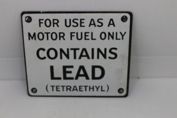 Vintage Motor Fuel Sign