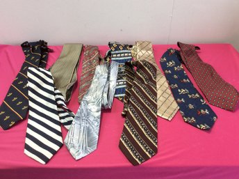 100 Silk Ties Lot