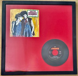 Framed Dexys Midnight Runners Come On Eileen Single 45 Vinyl Record Album With Sleeve