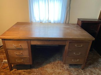 Vintage Mid Century Wooden Desk