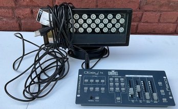 Lighting Lot Including Chauvet DJ Obey 4 DMX Lighting Controller And LED Wall Washer Light