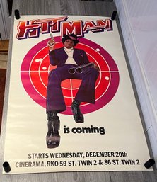 Vintage Hitman Movie Poster NYC Subway Poster
