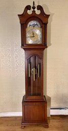 COLONIAL OF ZEELAND Mahogany Grandfather Case Clock