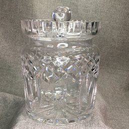 Fantastic Brand New WATERFORD Crystal Biscuit Barrel - Never Used - New Retail Price $349 - Made In Ireland