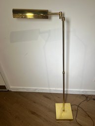 Brass Hinged Arm Floor Lamp