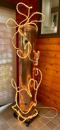 Artistic Hand Made Copper Lighted Sculpture