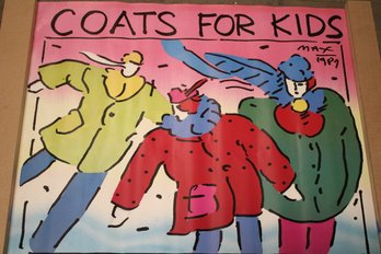 Classic Peter Maxx Poster From 1987 Coats For Kids - Version One