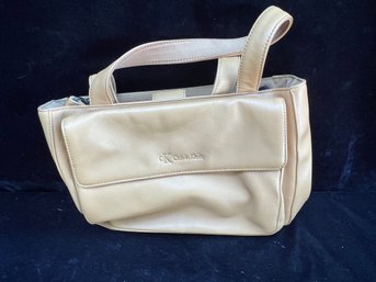 Calvin Klein Leather Tote