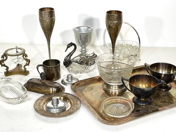 Vintage Silver Plated Serving Ware And More