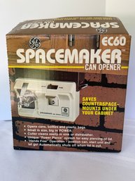 New In Open Box Vtg GE EC60 Spacemaker Can Opener- Appears Never To Have Been Removed