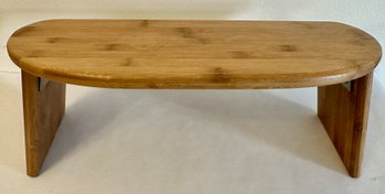 Green Eos Bamboo Meditation Kneeling Bench