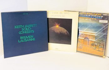 Keith Jarrett Solo Concerts 3 Lp Set, Bud Shank & Bill Mays Exploration 1980 & L. A. Philharmonic Zubin Mehta