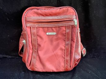 Red Samsonite Cross Body Bag