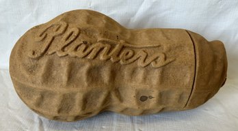 RARE 1939 NEW YORK WORLD'S FAIR Promotional PLANTERS Peanuts Paper Mache Molded Figural Peanut Box