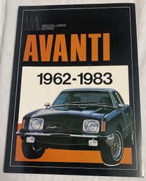 Avanti 1962-1983 Soft Cover Book