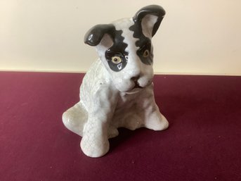 VINTAGE CERAMIC DOG FIGURE