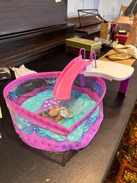 Barbie Swimming Pool With Slide