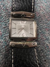 Callaway Golf Stainless Watch With Leather Reptile Band