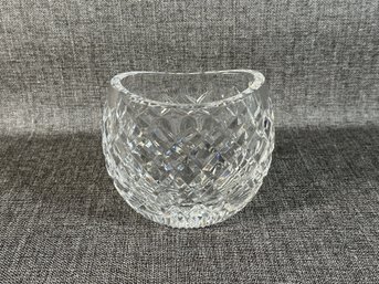 A Sparkling Oval Vase By Waterford, Comeragh Pattern
