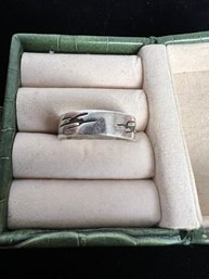 Native American Style Sterling Ring, Size 11.5