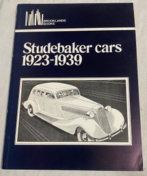 Studebaker Cars 1923-1939 Soft Cover Book