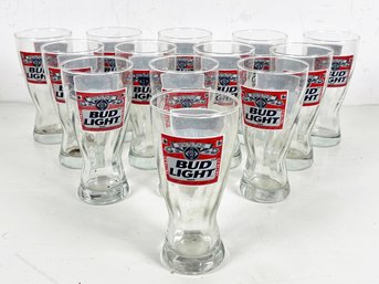 13 Bud Light Beer Glasses