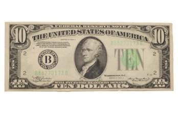 1934-A $10 Federal Reserve Note