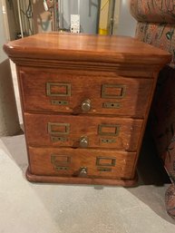 Solid Oak File Drawer