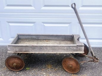 Antique Wood Express Wagon