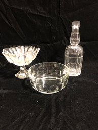 Set Of Glass Tableware