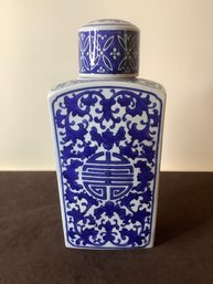 Blue And White Vase #2