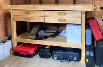 An Oak Work Bench