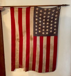 Rare 46 Star US Flag - Dates Between 1908 And 1912