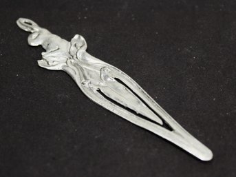 Pewter Finish Bunny Rabbit Bookmark