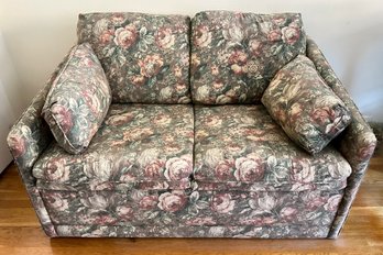 Loveseat Sofa Bed With Fold-Out Twin Bed (Matches Lot 146)