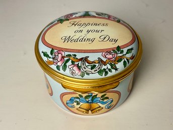 Wedding Day Battersea Enamel Trinket Box