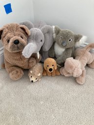 Lot Of 6 Stuffed Animals