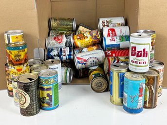 Vintage Beer Cans - 1960's-1990's