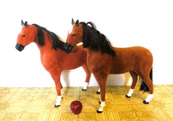 Extra Large Pair Of Toy Horses