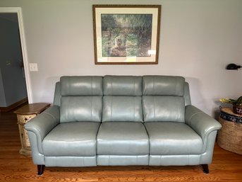 Barcalounger 'Kester' Leather Power Reclining Sofa With Power Headrests, $3500 Purchase, Barely Used!