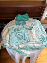 Teal Tablecloth Grouping
