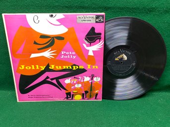 Pete Jolly. Jolly Jumps In On 1955 First Pressing Deep Groove Vinyl On RCA Victor Records.