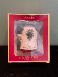 Spode Christmas Tree Baby First Christmas Ornament