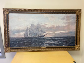 Reproduction Of Calm Sailing By Jacobson Framed Wall Art