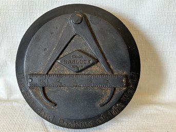 Antique Vulcanized Rubber Advertising Paperweight- GARLOCK TRADEMARK