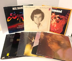 Nine Classic Neil Diamond Albums Including The Jazz Singer, Serenade, Beautiful Noise And More