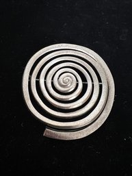 Modernist Spiral Pin