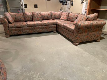 Very Nice Floral Sectional Sofa