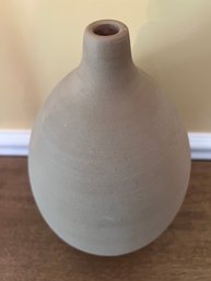Ikea Unglazed Clay Stem Vase